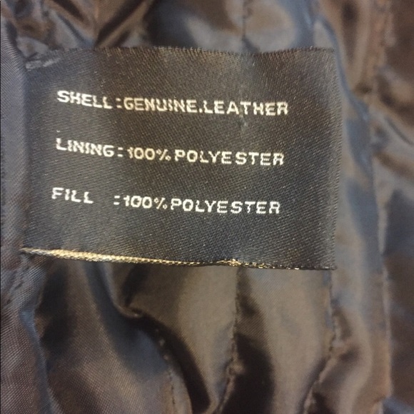 Members Only Leather Jacket - Picture 4 of 4